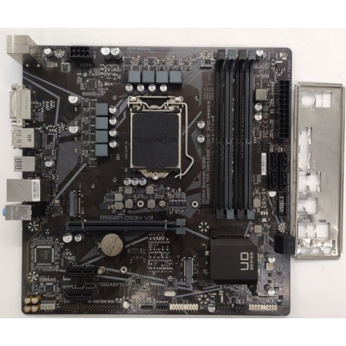 Материнская плата Gigabyte B560M DS3H V2 (s1200, Intel B560) (Восстановлено продавцом, 878410) купить в Украине: Киев, Днепр, Харьков, Одесса  | Проверка совместимости, низкая цена, отзывы, характеристики от TELEMART фото