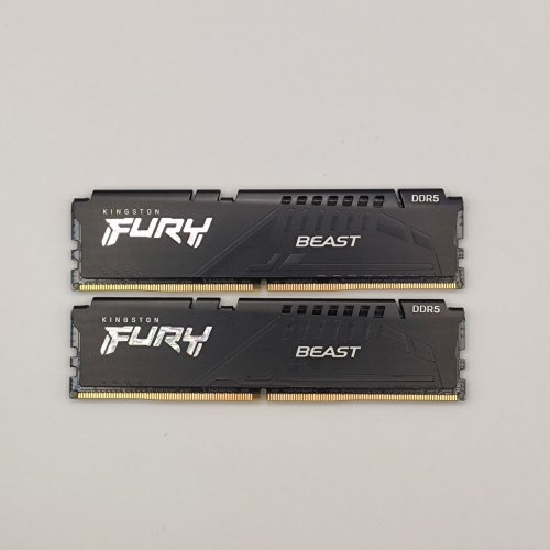 Озп Kingston DDR5 32GB (2x16GB) 5200Mhz FURY Beast Black (KF552C40BBK2-32) (Відновлено продавцем, 878415) купити в Україні: Київ, Львів, Хмельницький, Тернопіль, Івано-Франківськ | Перевірка сумісності, низька ціна, відгуки, характеристики від TELEMART фото