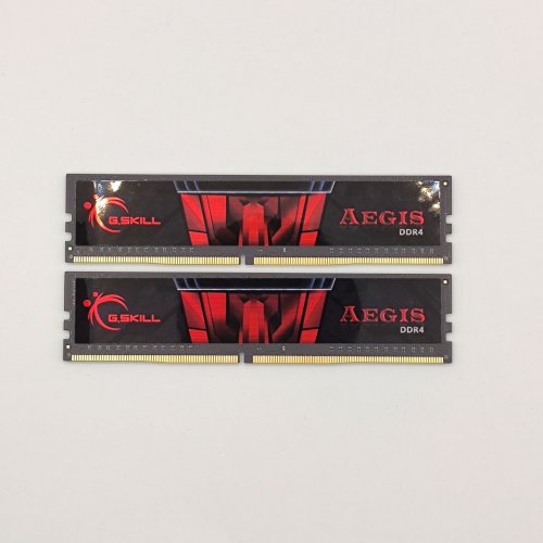 Озп G.Skill DDR4 16GB (2x8GB) 3200Mhz Aegis (F4-3200C16D-16GIS) (Відновлено продавцем, 878416) купити в Україні: Київ, Львів, Хмельницький, Тернопіль, Івано-Франківськ | Перевірка сумісності, низька ціна, відгуки, характеристики від TELEMART фото