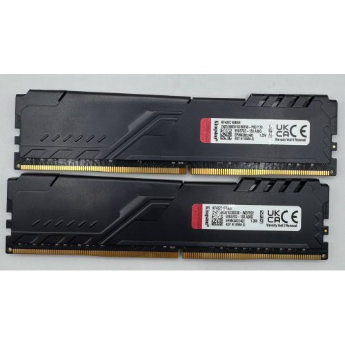 Озп Kingston DDR4 16GB (2x8GB) 3600Mhz FURY Beast Black (KF436C17BBK2/16) (Відновлено продавцем, 878426) купити в Україні: Київ, Львів, Хмельницький, Тернопіль, Івано-Франківськ | Перевірка сумісності, низька ціна, відгуки, характеристики від TELEMART фото