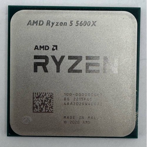 Процессор AMD Ryzen 5 5600X 3.7(4.6)GHz 32MB sAM4 Tray (100-000000065) (Восстановлено продавцом, 878432) купить в Украине: Киев, Днепр, Харьков, Одесса  | Проверка совместимости, низкая цена, отзывы, характеристики от TELEMART фото