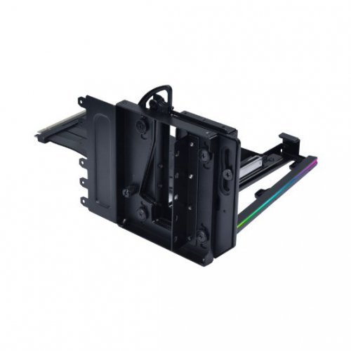 Уцінка брекет для вертикального встановлення відеокарти Lian Li Vertical GPU Bracket Kit (G89.VG4-5-V4X.00) Black (Розкрита упаковка, 878435) купити в Україні: Київ, Львів, Хмельницький, Тернопіль, Івано-Франківськ | Низька ціна, відгуки, характеристики від TELEMART фото