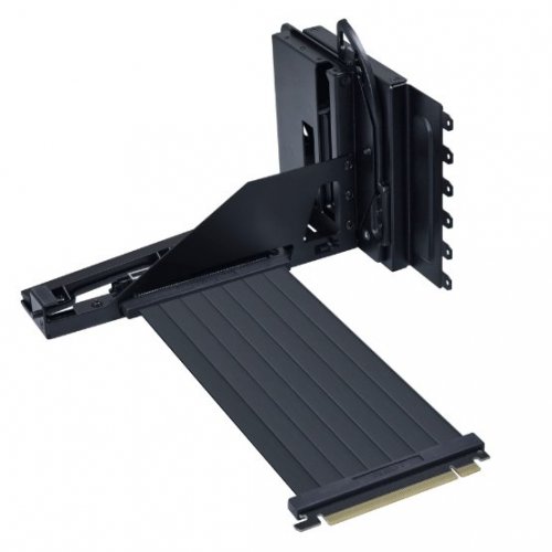 Уцінка брекет для вертикального встановлення відеокарти Lian Li Vertical GPU Bracket Kit (G89.VG4-5-V4X.00) Black (Розкрита упаковка, 878435) купити в Україні: Київ, Львів, Хмельницький, Тернопіль, Івано-Франківськ | Низька ціна, відгуки, характеристики від TELEMART фото