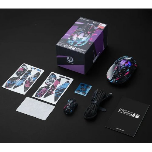 Мышка GravaStar Mercury X Pro 8K RGB Wireless (GS_X_PRO_CG_BLK) Neon Graffiti купить в Украине: Киев, Днепр, Харьков, Одесса  | Низкая цена, отзывы, характеристики от TELEMART фото