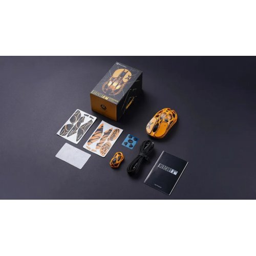 Мышка GravaStar Mercury X Pro 8K RGB Wireless (GS_X_PRO_YLW) Battle-Worn Yellow купить в Украине: Киев, Днепр, Харьков, Одесса  | Низкая цена, отзывы, характеристики от TELEMART фото