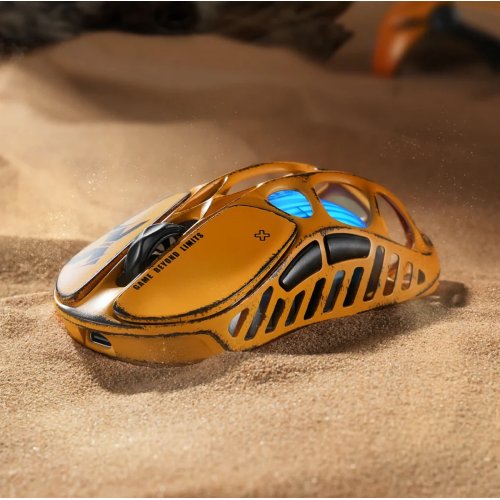 Мышка GravaStar Mercury X Pro 8K RGB Wireless (GS_X_PRO_YLW) Battle-Worn Yellow купить в Украине: Киев, Днепр, Харьков, Одесса  | Низкая цена, отзывы, характеристики от TELEMART фото