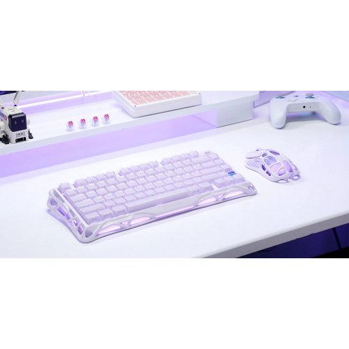 Мышка GravaStar Mercury M1 Pro RGB Wireless (GRAVASTARM1PRO_PL) Lavender Purple купить в Украине: Киев, Днепр, Харьков, Одесса  | Низкая цена, отзывы, характеристики от TELEMART фото