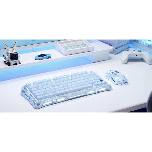 Мышка GravaStar Mercury M1 Pro RGB Wireless (GRAVASTARM1PRO_BLU) Ice Blue купить в Украине: Киев, Днепр, Харьков, Одесса  | Низкая цена, отзывы, характеристики от TELEMART фото