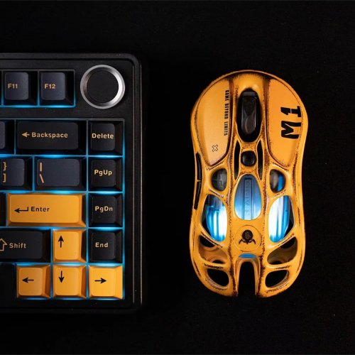 Мышка GravaStar Mercury M1 Pro RGB Wireless (GSM1PRO_YLW) Battle-Worn Yellow купить в Украине: Киев, Днепр, Харьков, Одесса  | Низкая цена, отзывы, характеристики от TELEMART фото