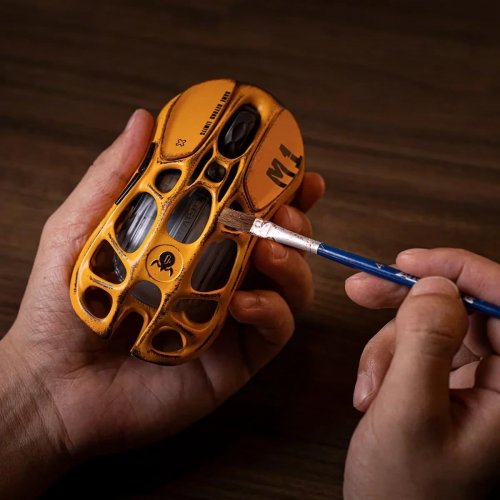 Мышка GravaStar Mercury M1 Pro RGB Wireless (GSM1PRO_YLW) Battle-Worn Yellow купить в Украине: Киев, Днепр, Харьков, Одесса  | Низкая цена, отзывы, характеристики от TELEMART фото
