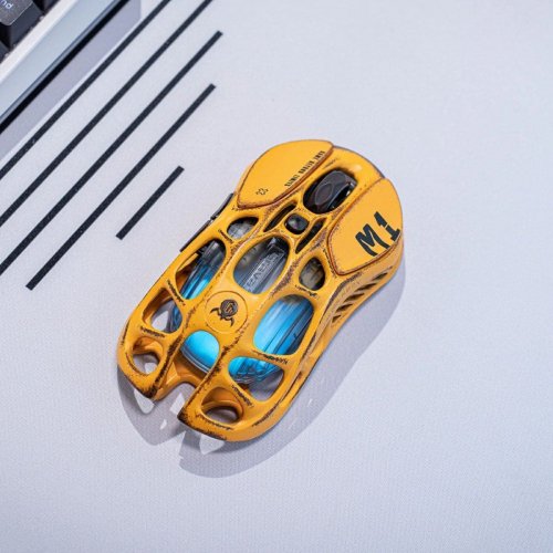 Мышка GravaStar Mercury M1 Pro RGB Wireless (GSM1PRO_YLW) Battle-Worn Yellow купить в Украине: Киев, Днепр, Харьков, Одесса  | Низкая цена, отзывы, характеристики от TELEMART фото