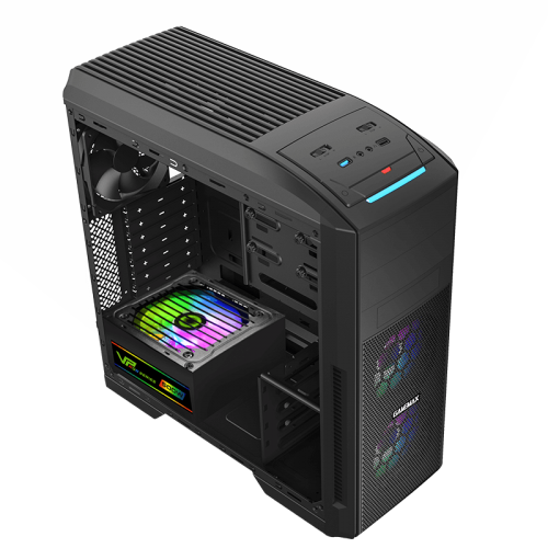 Корпус GAMEMAX G529x Mesh FRGB без БП Black (Відновлено продавцем, 878475) купити в Україні: Київ, Львів, Хмельницький, Тернопіль, Івано-Франківськ | Перевірка сумісності, низька ціна, відгуки, характеристики від TELEMART фото