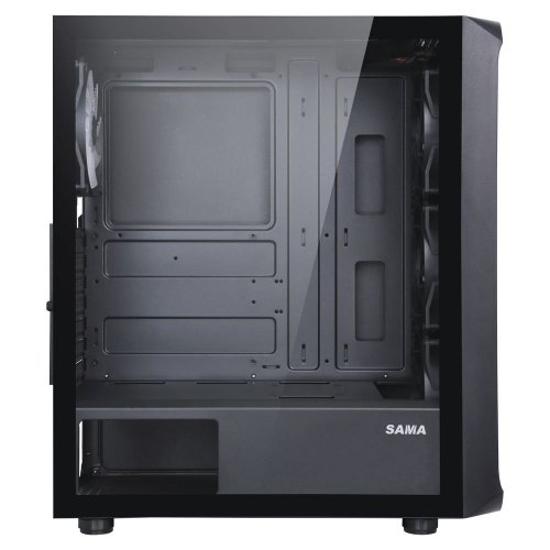 Корпус SAMA 205A без БЖ Black (Відновлено продавцем, 878477) купити в Україні: Київ, Львів, Хмельницький, Тернопіль, Івано-Франківськ | Перевірка сумісності, низька ціна, відгуки, характеристики від TELEMART фото