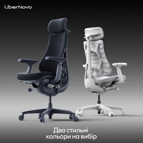 Эргономичное кресло LiberNovo Omni (CP-GW-0000015-00-00) Space Gray купить в Украине: Киев, Днепр, Харьков, Одесса  | Низкая цена, отзывы, характеристики от TELEMART фото