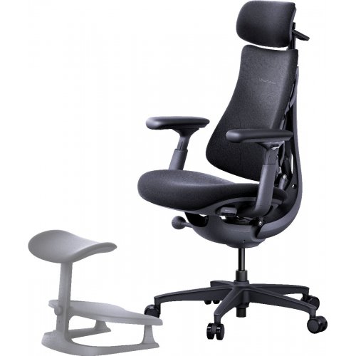 Ергономічне крісло LiberNovo Omni (CP-GW-0000015-00-01) Midnight Black купити в Україні: Київ, Львів, Хмельницький, Тернопіль, Івано-Франківськ | Низька ціна, відгуки, характеристики від TELEMART фото