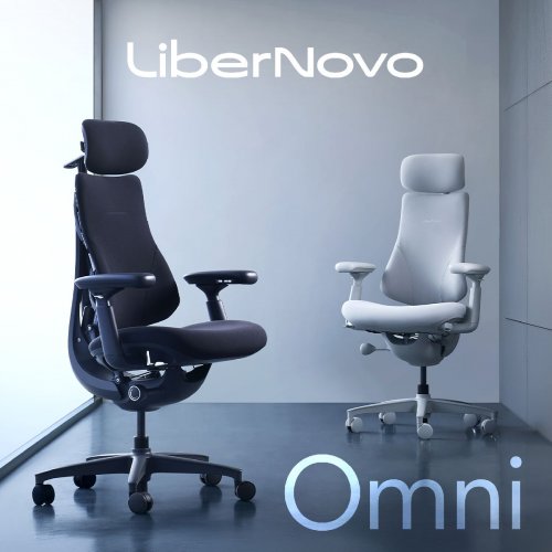 Ергономічне крісло LiberNovo Omni (CP-GW-0000015-00-01) Midnight Black купити в Україні: Київ, Львів, Хмельницький, Тернопіль, Івано-Франківськ | Низька ціна, відгуки, характеристики від TELEMART фото