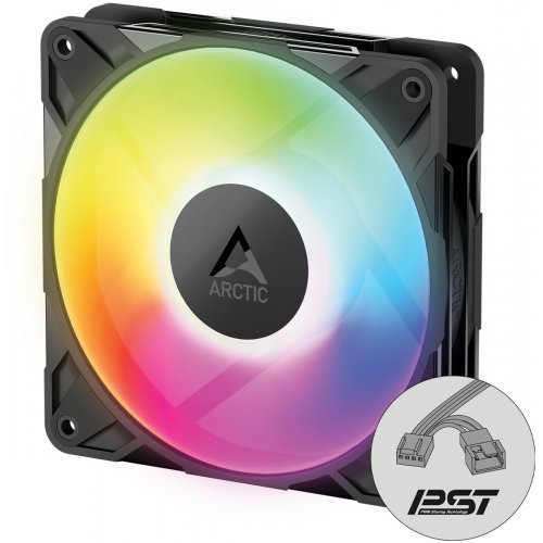 Кулер для корпуса Arctic P12 Pro A-RGB LN (ACFAN00344A) Black купить в Украине: Киев, Днепр, Харьков, Одесса  | Проверка совместимости, низкая цена, отзывы, характеристики от TELEMART фото
