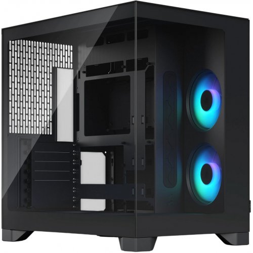Корпус Fractal Design Pop 2 Vision RGB Tempered Glass без БЖ (FD-C-POV2A-02) Black купити в Україні: Київ, Львів, Хмельницький, Тернопіль, Івано-Франківськ | Перевірка сумісності, низька ціна, відгуки, характеристики від TELEMART фото