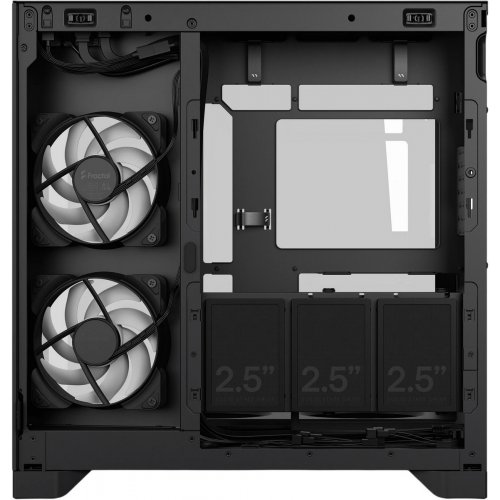 Корпус Fractal Design Pop 2 Vision RGB Tempered Glass без БЖ (FD-C-POV2A-02) Black купити в Україні: Київ, Львів, Хмельницький, Тернопіль, Івано-Франківськ | Перевірка сумісності, низька ціна, відгуки, характеристики від TELEMART фото