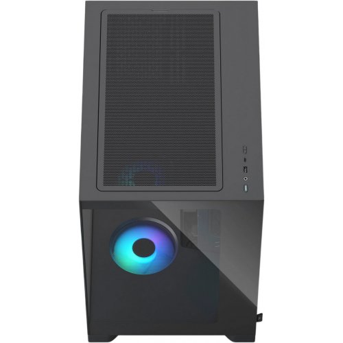 Корпус Fractal Design Pop 2 Vision RGB Tempered Glass без БЖ (FD-C-POV2A-02) Black купити в Україні: Київ, Львів, Хмельницький, Тернопіль, Івано-Франківськ | Перевірка сумісності, низька ціна, відгуки, характеристики від TELEMART фото