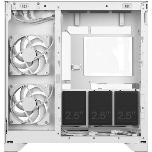 Корпус Fractal Design Pop 2 Vision RGB Tempered Glass без БЖ (FD-C-POV2A-03) White купити в Україні: Київ, Львів, Хмельницький, Тернопіль, Івано-Франківськ | Перевірка сумісності, низька ціна, відгуки, характеристики від TELEMART фото