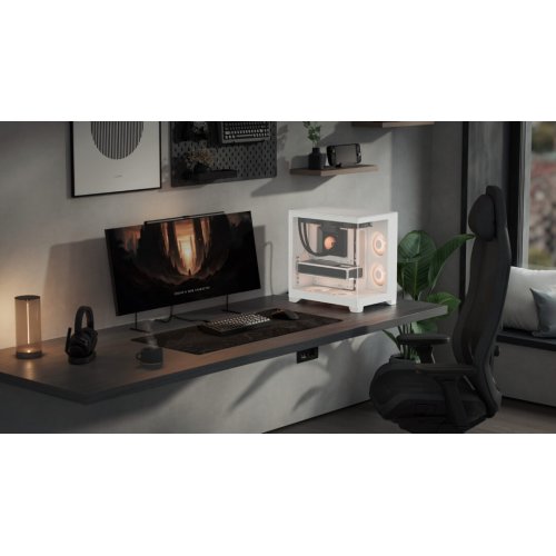 Корпус Fractal Design Pop 2 Vision RGB Tempered Glass без БЖ (FD-C-POV2A-03) White купити в Україні: Київ, Львів, Хмельницький, Тернопіль, Івано-Франківськ | Перевірка сумісності, низька ціна, відгуки, характеристики від TELEMART фото