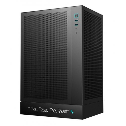 Уцінка корпус Deepcool CH170 Digital без БЖ (R-CH170-BKNPI0D-G-1) Black (Розкрита упаковка, 878561) купити в Україні: Київ, Львів, Хмельницький, Тернопіль, Івано-Франківськ | Перевірка сумісності, низька ціна, відгуки, характеристики від TELEMART фото