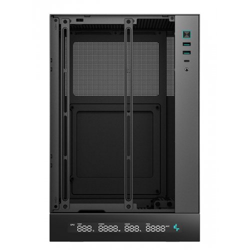 Уцінка корпус Deepcool CH170 Digital без БЖ (R-CH170-BKNPI0D-G-1) Black (Розкрита упаковка, 878561) купити в Україні: Київ, Львів, Хмельницький, Тернопіль, Івано-Франківськ | Перевірка сумісності, низька ціна, відгуки, характеристики від TELEMART фото