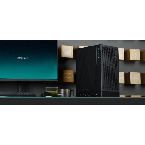 Уцінка корпус Deepcool CH170 Digital без БЖ (R-CH170-BKNPI0D-G-1) Black (Розкрита упаковка, 878561) купити в Україні: Київ, Львів, Хмельницький, Тернопіль, Івано-Франківськ | Перевірка сумісності, низька ціна, відгуки, характеристики від TELEMART фото
