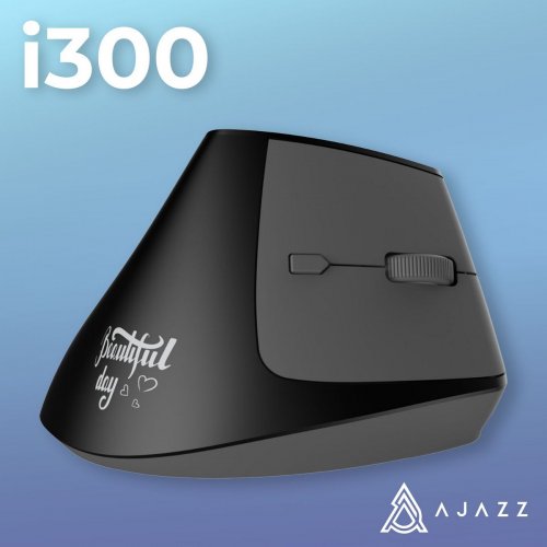 Мышка Ajazz i300 Wireless (I300-B) Black купить в Украине: Киев, Днепр, Харьков, Одесса  | Низкая цена, отзывы, характеристики от TELEMART фото