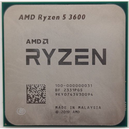 Процессор AMD Ryzen 5 3600 3.6(4.2)GHz 32MB sAM4 Tray (100-000000031) (Восстановлено продавцом, 878591) купить в Украине: Киев, Днепр, Харьков, Одесса  | Проверка совместимости, низкая цена, отзывы, характеристики от TELEMART фото