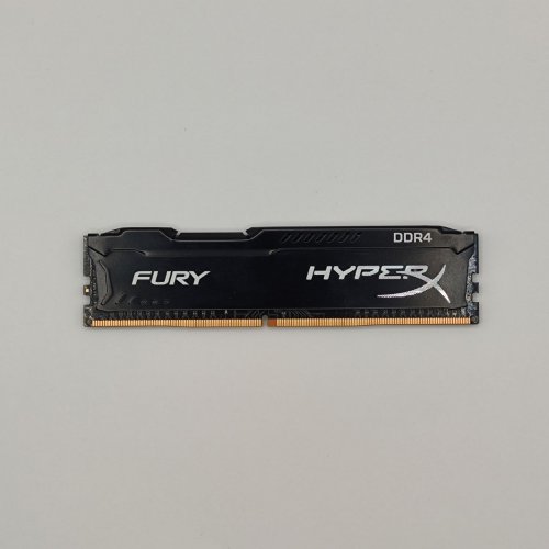 Озп Kingston DDR4 4Gb 2400Mhz HyperX FURY Black (HX424C15FB/4) (Відновлено продавцем, 878601) купити в Україні: Київ, Львів, Хмельницький, Тернопіль, Івано-Франківськ | Перевірка сумісності, низька ціна, відгуки, характеристики від TELEMART фото