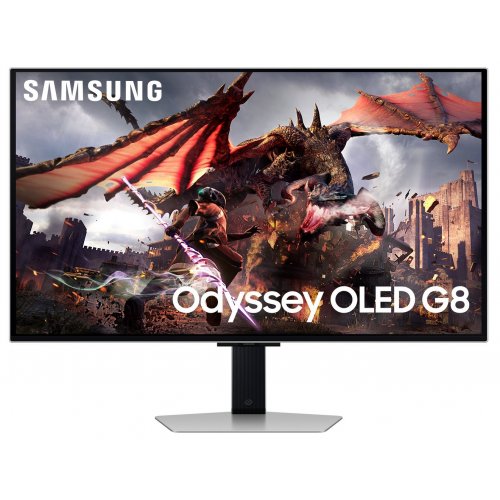 Монітор Samsung 32" Odyssey OLED G8 (LS32DG800SIXUA) Silver (Відновлено продавцем, 878616) купити в Україні: Київ, Львів, Хмельницький, Тернопіль, Івано-Франківськ | Низька ціна, відгуки, характеристики від TELEMART фото