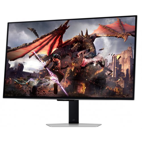 Монітор Samsung 32" Odyssey OLED G8 (LS32DG800SIXUA) Silver (Відновлено продавцем, 878616) купити в Україні: Київ, Львів, Хмельницький, Тернопіль, Івано-Франківськ | Низька ціна, відгуки, характеристики від TELEMART фото