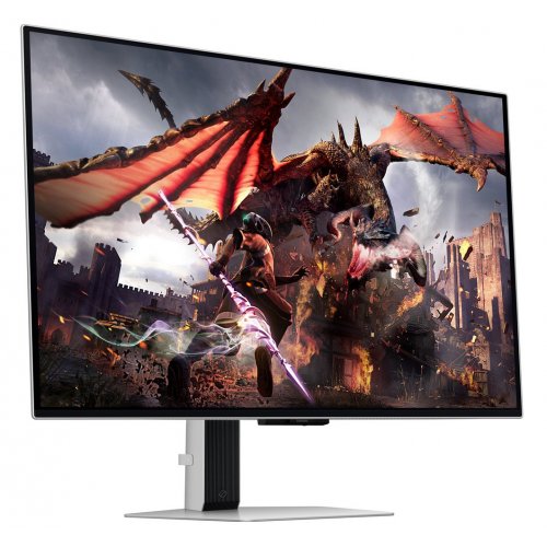 Монітор Samsung 32" Odyssey OLED G8 (LS32DG800SIXUA) Silver (Відновлено продавцем, 878616) купити в Україні: Київ, Львів, Хмельницький, Тернопіль, Івано-Франківськ | Низька ціна, відгуки, характеристики від TELEMART фото