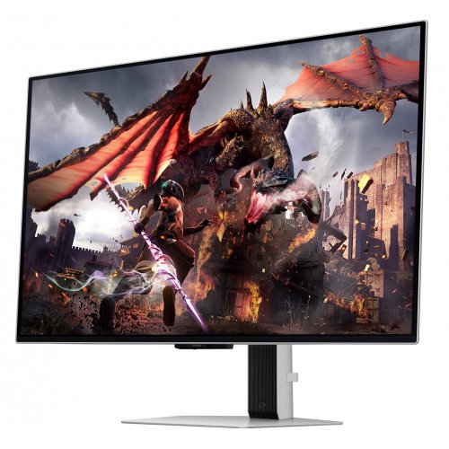 Монітор Samsung 32" Odyssey OLED G8 (LS32DG800SIXUA) Silver (Відновлено продавцем, 878616) купити в Україні: Київ, Львів, Хмельницький, Тернопіль, Івано-Франківськ | Низька ціна, відгуки, характеристики від TELEMART фото