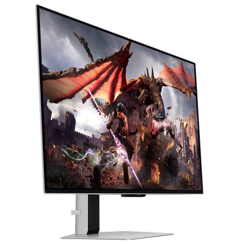 Монітор Samsung 32" Odyssey OLED G8 (LS32DG800SIXUA) Silver (Відновлено продавцем, 878616) купити в Україні: Київ, Львів, Хмельницький, Тернопіль, Івано-Франківськ | Низька ціна, відгуки, характеристики від TELEMART фото