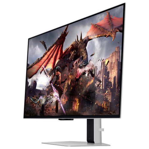 Монітор Samsung 32" Odyssey OLED G8 (LS32DG800SIXUA) Silver (Відновлено продавцем, 878616) купити в Україні: Київ, Львів, Хмельницький, Тернопіль, Івано-Франківськ | Низька ціна, відгуки, характеристики від TELEMART фото