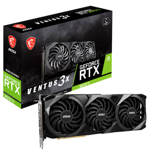Відеокарта MSI GeForce RTX 3070 Ti VENTUS 3X 8192MB (RTX 3070 Ti VENTUS 3X 8G) (Відновлено продавцем, 878644) купити в Україні: Київ, Львів, Хмельницький, Тернопіль, Івано-Франківськ | Перевірка сумісності, низька ціна, відгуки, характеристики від TELEMART фото