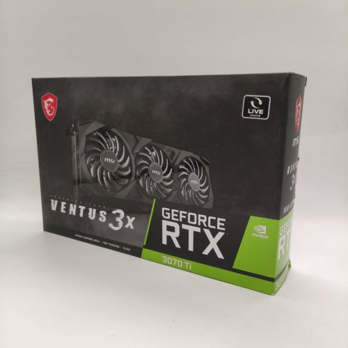 Відеокарта MSI GeForce RTX 3070 Ti VENTUS 3X 8192MB (RTX 3070 Ti VENTUS 3X 8G) (Відновлено продавцем, 878644) купити в Україні: Київ, Львів, Хмельницький, Тернопіль, Івано-Франківськ | Перевірка сумісності, низька ціна, відгуки, характеристики від TELEMART фото