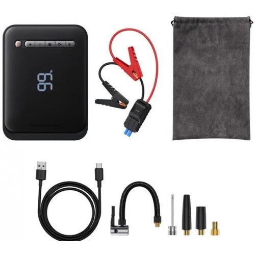 Пускозарядний пристрій Baseus Super Energy 2 in 1 12V 8000mAh 1000A (CGCN000001) Black купити в Україні: Київ, Львів, Хмельницький, Тернопіль, Івано-Франківськ | Низька ціна, відгуки, характеристики від TELEMART фото