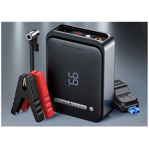 Пускозарядний пристрій Baseus Super Energy 2 in 1 12V 8000mAh 1000A (CGCN000001) Black купити в Україні: Київ, Львів, Хмельницький, Тернопіль, Івано-Франківськ | Низька ціна, відгуки, характеристики від TELEMART фото