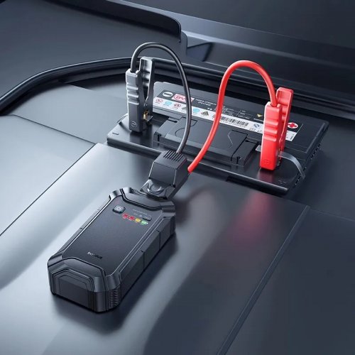 Пускозарядное устройство Baseus PrimeTrip VJ1 Jump Starter 12000mAh (C0119400) Black купить в Украине: Киев, Днепр, Харьков, Одесса  | Низкая цена, отзывы, характеристики от TELEMART фото