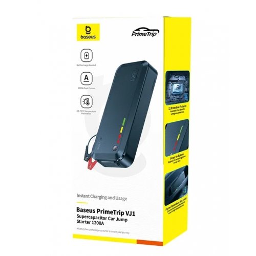 Пускозарядний пристрій Baseus PrimeTrip VJ1 Supercapacitor Car Jump Starter 1200A (C00269000121-00) Cosmic Black купити в Україні: Київ, Львів, Хмельницький, Тернопіль, Івано-Франківськ | Низька ціна, відгуки, характеристики від TELEMART фото