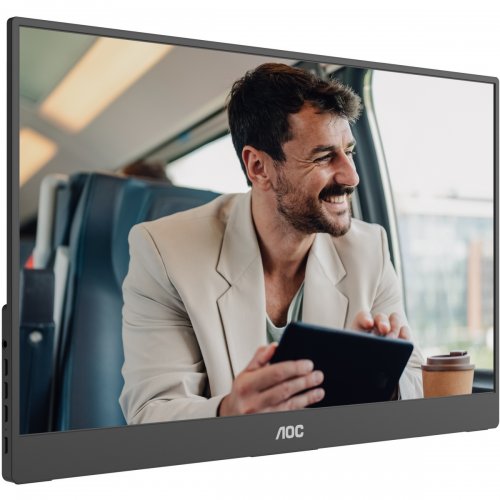 Монитор AOC 15.6" 16T20E2 Black купить в Украине: Киев, Днепр, Харьков, Одесса  | Низкая цена, отзывы, характеристики от TELEMART фото
