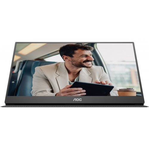 Монитор AOC 15.6" 16T20E2 Black купить в Украине: Киев, Днепр, Харьков, Одесса  | Низкая цена, отзывы, характеристики от TELEMART фото