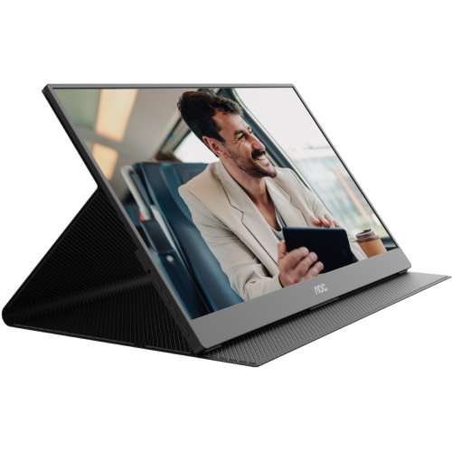 Монитор AOC 15.6" 16T20E2 Black купить в Украине: Киев, Днепр, Харьков, Одесса  | Низкая цена, отзывы, характеристики от TELEMART фото