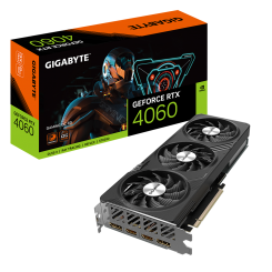 Видеокарта Gigabyte GeForce RTX 4060 Gaming OC 8192MB (GV-N4060GAMING OC-8GD) (Восстановлено продавцом, 878791)