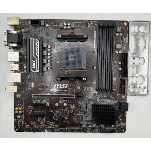 Материнская плата MSI B450M PRO-VDH MAX (sAM4, AMD B450) (Восстановлено продавцом, 878816) купить в Украине: Киев, Днепр, Харьков, Одесса  | Проверка совместимости, низкая цена, отзывы, характеристики от TELEMART фото