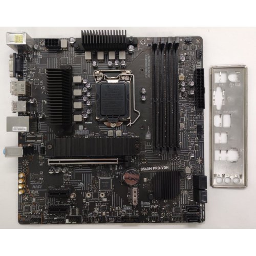 Материнская плата MSI B560M PRO-VDH (s1200, Intel B560) (Восстановлено продавцом, 878882) купить в Украине: Киев, Днепр, Харьков, Одесса  | Проверка совместимости, низкая цена, отзывы, характеристики от TELEMART фото